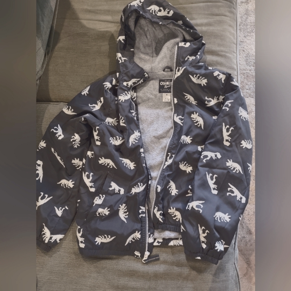 Boys Size 8 Osh Kosh Jacket Glow In The Dark